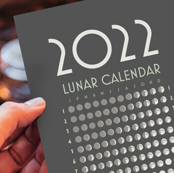 2022 Lunar Calendar, 3 of 4