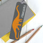 Children's Personalised Dinosaur Bookmark, thumbnail 2 of 5