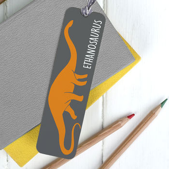 Children's Personalised Dinosaur Bookmark, 2 of 5