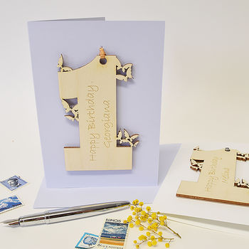Personalised Birthday Cards With Butterflies, 3 of 12