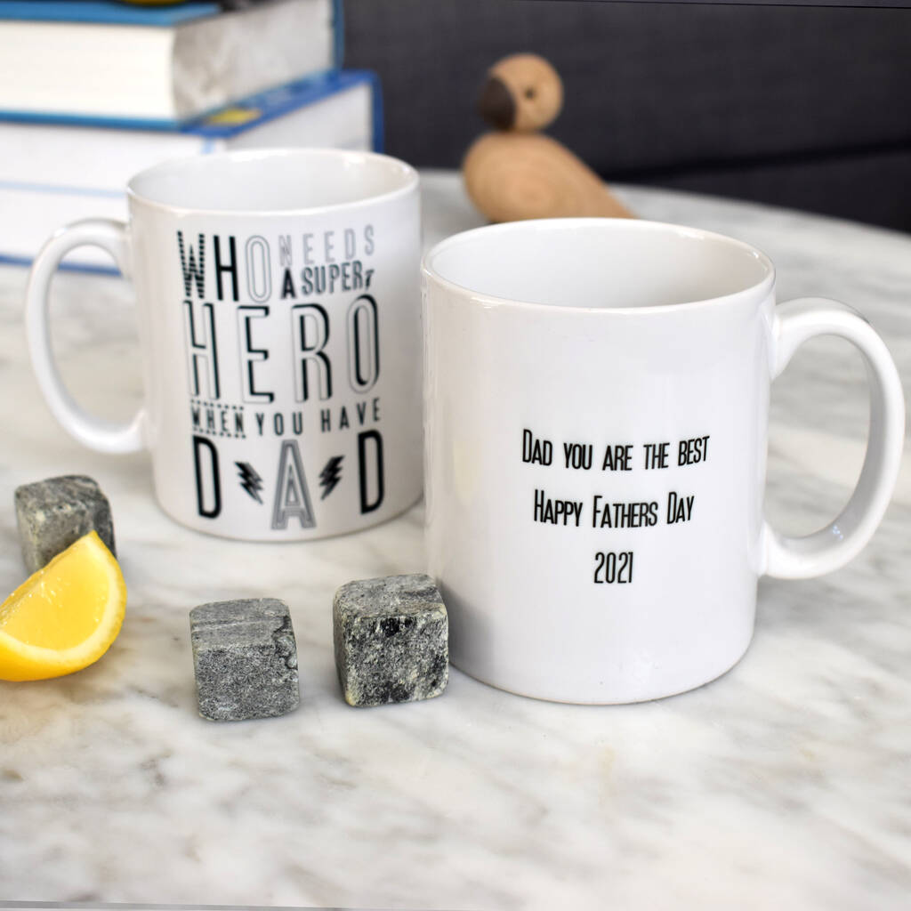 Superhero Dad Personalised Mug By Karin åkesson Design ...