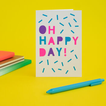 Oh Happy Day! Handmade Cards Multipack Of Three, 7 of 10