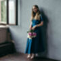 Full Length Linen Wrap Dress, thumbnail 9 of 12
