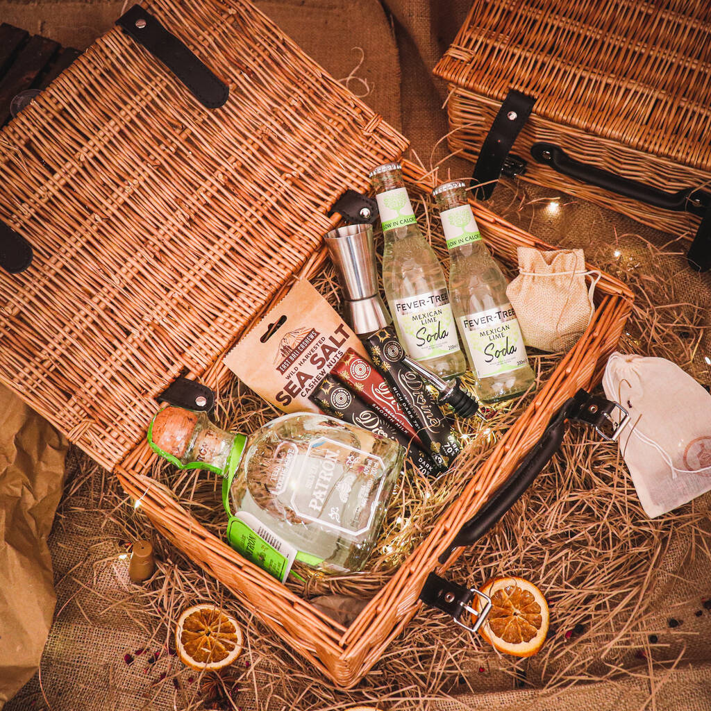 Personalised Patron Silver Tequila Premium Gift Hamper, 1 of 5