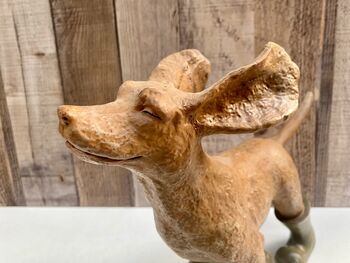 24cm Wind In The Face Dog In Boots Figurine Ornament Country Decor Dog Lover Gift, 2 of 7