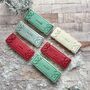 The Personalised Edible Christmas Cracker Place Setting Iced Biscuits, thumbnail 1 of 3