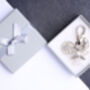 21st Birthday Lucky Sixpence Charm Keyring, thumbnail 2 of 3