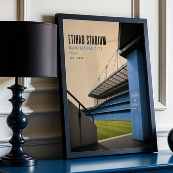 Manchester City, Etihad Stadium Poster, 3 of 4