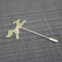 Sterling Silver Watercolour Baby Fox Pin, thumbnail 4 of 4