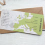 Boarding Pass Save The Date Vintage Style, thumbnail 9 of 10