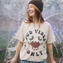 Pud Vibes Only Women's Christmas T Shirt, thumbnail 1 of 4