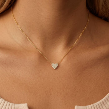 Gold Or Silver Women’s Heart Necklace, 8 of 8