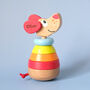 Personalised Pepe Sound Stacker Wooden Toy, thumbnail 1 of 3