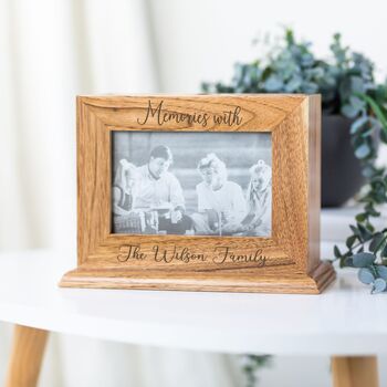 Personalised Wooden Photo Album Holder, 2 of 5