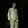 Organic Cotton Can Bouquet Yellow Unisex Pyjama, thumbnail 4 of 7