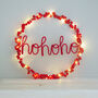 Ho Ho Ho Wreath Light, thumbnail 5 of 9