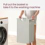 Multi Compartment Laundry Hamper With Removable Bags, thumbnail 8 of 9