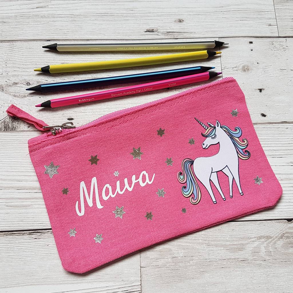 Personalised Unicorn Makeup Bag By Syd&Co