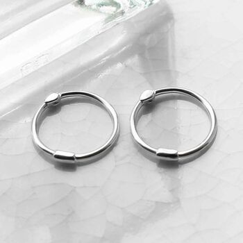 Sterling Silver Everyday Hoops, 2 of 5