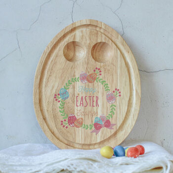 Personalised Easter Wreath Egg Board, 5 of 7