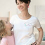 Mummy Is My Hero T Shirt With Child's Drawing, thumbnail 1 of 6