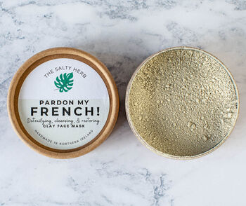 French Green Clay Face Mask, 2 of 2