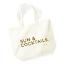 Sun And Cocktails Large Holiday Beach Bag, thumbnail 4 of 4