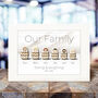 Personalised Family Print Babushka Doll, thumbnail 1 of 11