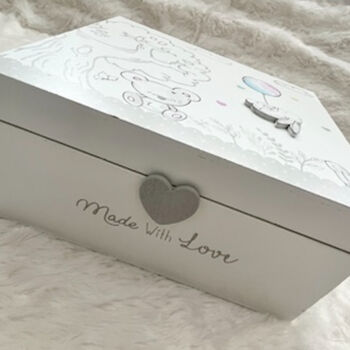 Personalised Baby Keepsake Box, 2 of 7