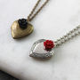 Vintage Heart Locket Necklace, thumbnail 10 of 12
