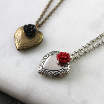 Vintage Heart Locket Necklace, 10 of 12