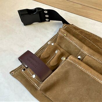 Personalised Premium Leather Tool Belt, 3 of 4
