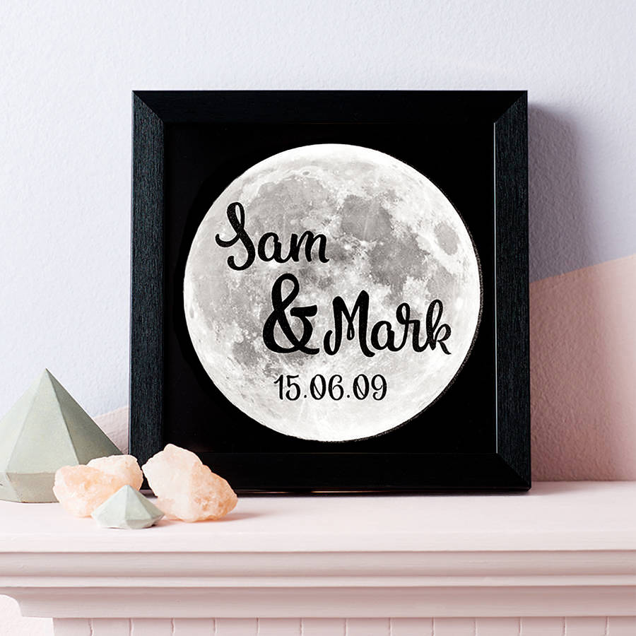 Full Moon Light Box By Oakdene Designs