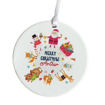 Merry Christmas Ornament Personalised Gift For Kids, 2 of 7