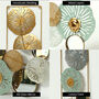 Metal Wall Art ‘Flower Collection’, Five Pieces, thumbnail 4 of 4