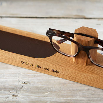 Solid Oak Personalised Glasses Stand, 10 of 12