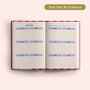 2027 Diary | A5 Hardcover Week To View | Pink And Red, thumbnail 4 of 8