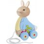 Peter Rabbit Wooden Pull Along Toy, thumbnail 2 of 4