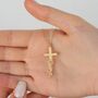Personalised Cross Necklace For Women, thumbnail 10 of 10