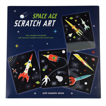 Space Age Scratch Art Game, 5 of 5