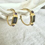 Nya Hoops Iolite And Amethyst, thumbnail 6 of 9