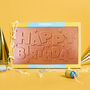 Happy Birthday Milk Chocolate Slab, thumbnail 2 of 2