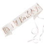 Rose Gold Foiled Birthday Party Paper Sash, thumbnail 2 of 3