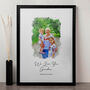 Personalised Mum Portrait, Custom Gift For Mum, thumbnail 4 of 8
