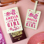 Personalised Cowgirl Luggage Tag And Passport Holder, thumbnail 3 of 4
