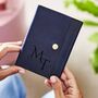 Engraved Initials Luxury Leather Passport Cover, thumbnail 4 of 7