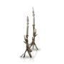 Handmade Silver Antler Candle Holder Set, thumbnail 2 of 2
