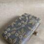 Grey Handcrafted Pearl Rectangular Clutch Bag, thumbnail 3 of 9