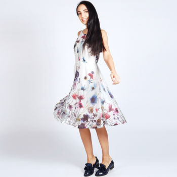 Lavinia 50s Style Dress In Floral Print, 3 of 11