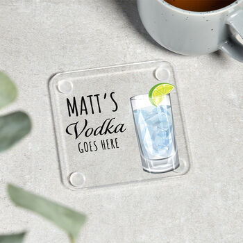 Personalised Clear Drinks Coaster, 7 of 11